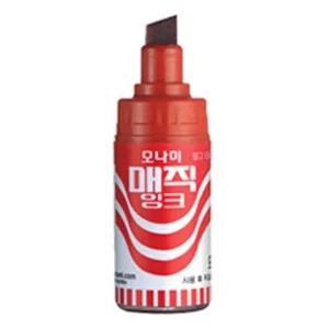 짧은 병매직 4~8mm 빨간색 산업용 잉크매직 잘써지는