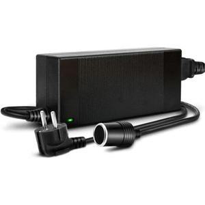 차량용 전원 어댑터 컨버터 AC DC 시가잭 라이터 소켓 100V/110V-220V/230V-12V 10A 가정용 공급 조명