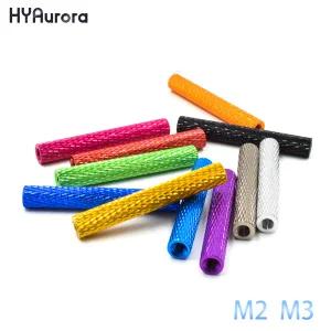 호환 1Pcs 알루미늄 스탠드 받침대 오프 스페이서 M2 M3 드론 RC 모델 3D 프린터 용 널링 육각 커플 링로드