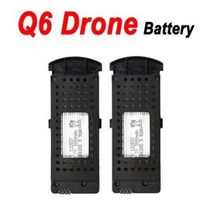Q6 드론 배터리 3.7V 1800mAh G6 S6 8K RC 쿼드콥터 예비 부품 Pro 교체용 Lipo