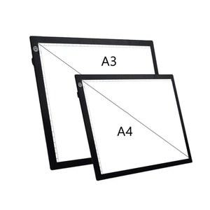 잉 패드 LED라이트박스 밝기 A3/A4 조절 LED 카피대 핸드페인팅 USB 포트 그림