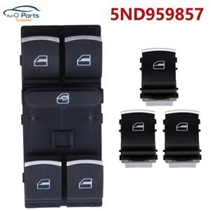 VW 투란 티구안 파사트 B6 B7 CC 골프 Mk5 MK6 제타 III AMAROK용 파워 윈도우 스위치 단추, 5ND959857, 신