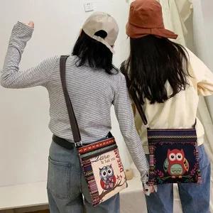 [위드기프트] 부자되는 부엉이 크로스백
