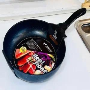 골드 키친아트 양면 마블 주물 후라이팬 26cm 코팅팬 주물팬 중화팬 웍 스텐팬