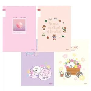 [셀러에이드]초등 고학년 24줄 공책 여 10개 세트 랜덤 1P 노트 초등고학년공책