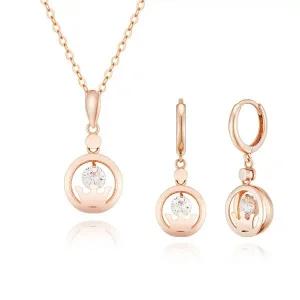 [메종드쉬] 14K 세트 금 귀걸이 목걸이 크라운 써클