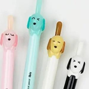 강아지용 0.5mm 펜슬 학습용 필기구 공시생 필기 도구 캐릭터 공부 다꾸 공시생