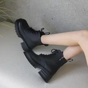[오노마] ONM WA581 케인 여성 워커부츠 트렌디 레이스업