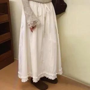 [피커]러블리혜 벌룬스커트 롱스커트 플리츠스커트 치마