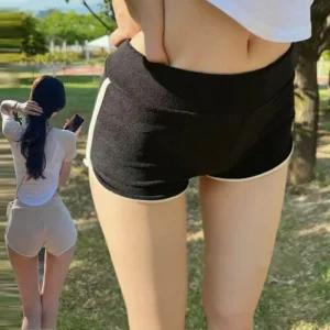 [피커]홈웨어 허리밴딩 트레이닝복 트레이닝 돌핀 핫팬츠