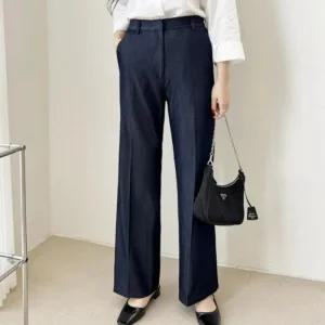 [피커]여성통청바지 데일리 캐주얼 데님팬츠 슬랙스 바지