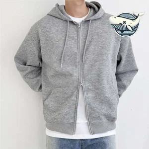 데일리 오버핏 후드집업 편안한 투웨이 후드웨어