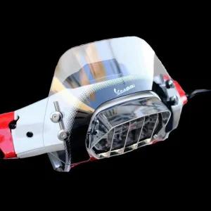 베스파 스프린트 숏스크린 유리 튜닝 가드 블랙 호환