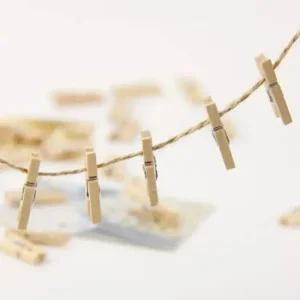 미니 나무 메모집게 소형 작은 집게 핀 3.5cm 1개 나무집게 미니집게 미니나무집게 메모집게