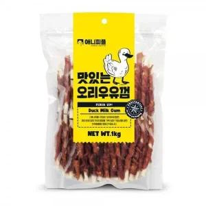 [조아몰]영양보충 오리고기 애견 우유스틱껌 P43195 덴탈간식 (S33648679)