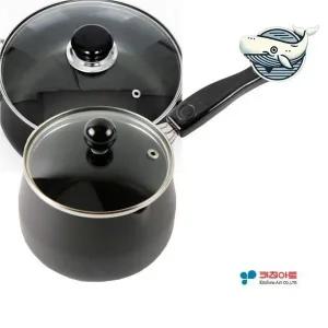 블랙 밀크팬 14cm 다용도 경량 주방팬