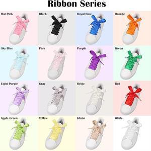 160cm 와이드 플랫 실크 리본 신발 끈 고품질 소프트 보드 패션 운동화 SportsShoes