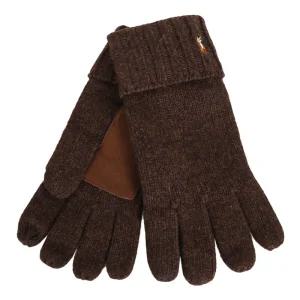 폴로랄프로렌 25FW 남성 시그니처 메리노 울 터치 장갑 다크비치 PC0494 214