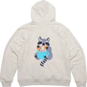 후드티 뒷면 디저트 너구리 라쿤 RACCOON 디자인 옷