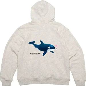 후드티 뒷면 범고래 고래의꿈 바다 WHALE 디자인 옷