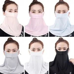 시원한 자외선차단 마스크 UV 냉감 골프 등산 낚시 자