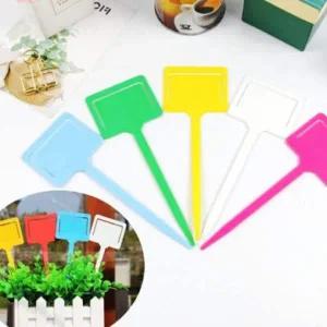 식물라벨 텃밭 모종 화분 표식 꽃 이름표 라벨 10개 화단이름표