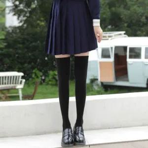 [콩심팥심]여학생 원피스 치마 코디 종아리 압박 보정 양말 삭스
