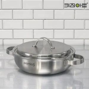 통5중 인덕션 스텐 냄비 24전골 예쁜냄비 직화냄비