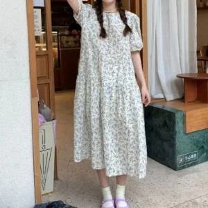 디자인 바캉스원피스 캉캉 롱원피스 플라워 플레어 러