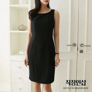 원피스 여름원피스 하객원피스 민소매원피스 블랙정장