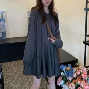가을원피스 긴팔 20대 10대 미니원피스 캐주얼미니원