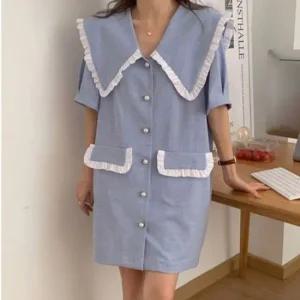 귀여운무드 데이트 나시원피스 포인트 하객룩 진주 미