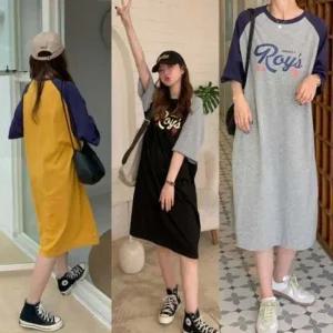 데일리 편한여행패션 편한 코디 원피스 집에서 입는옷
