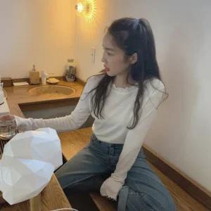 [메이비베이비] [Dearest] Pure (t) -아이보리 (긴팔버전)