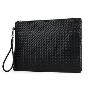 [라일리] Rly 쿨샵 남여 클러치백 퀄팅 패턴 위빙 클러치백 블랙