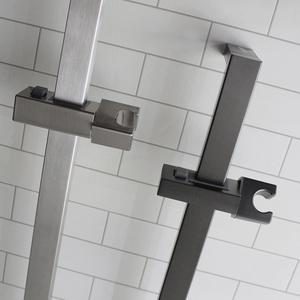 SUS304 무광 니켈 스텐 욕실 샤워기 거치대 슬라이드바