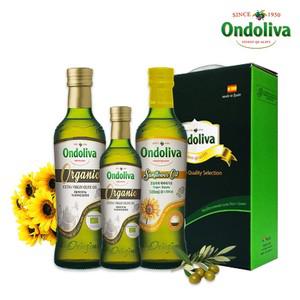 유기농 엑스트라버진 올리브유 250ml 1P, 해바라기유 500ml 1P, 유기농 엑스트라
