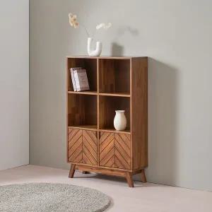 [오크빌]바움원목책장3단800