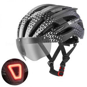 시그니처베이지 자전거 헬멧 전기 전동 킥보드 고글 후미등 YPZ810 블랙