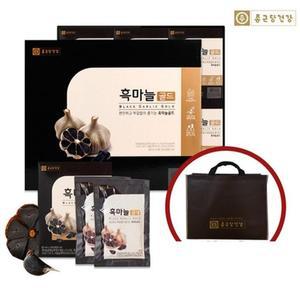 [MEL82130_52EE]흑마늘 골드 x +쇼핑가방 80ml 60포 1박스