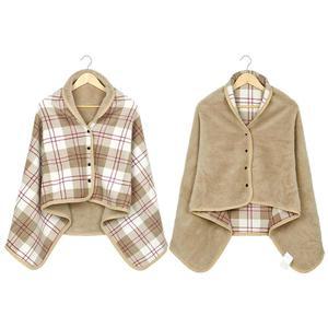 추운 사무실 기모 양면 단추 담요 블랑켓 차량담요 차량용담요