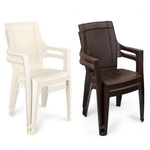 KJP  행사용 편의점 플라스틱 포장마차 등받이 의자 2개