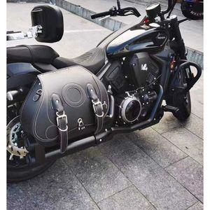 가죽리어백 사이드백 테일 새들백 리어백 바이크사이드백