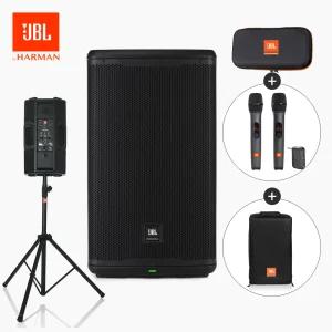 JBL EON 715 액티브 스피커 15인치 +스피커스탠드+AS3 무선마이크