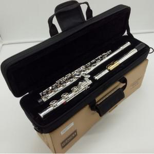 뮤직 팬시어 클럽 프로페셔널 플루트 372 실버 도금 골드 립 플레이트 B 레그 오픈 클로즈 홀 17 E 키