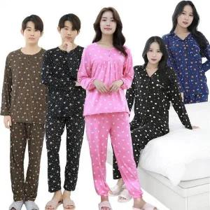 [셀러허브][오노마] ONM 피치커플잠옷 피치잠옷 잠옷 사계절 면 커플 홈웨 (41572082)