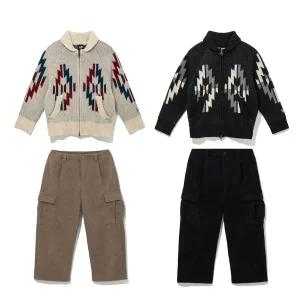 [롯데백화점]뉴에라 뉴에라키즈 코위찬 가디건 코듀로이 팬츠 세트 14863817186061