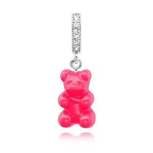 [크리스탈헤이즈][크리스탈헤이즈 CRYSTAL HAZE] NOSTALGIA BEAR-COSMOPOLITAN-PAVE CONNECTOR SILVER ...