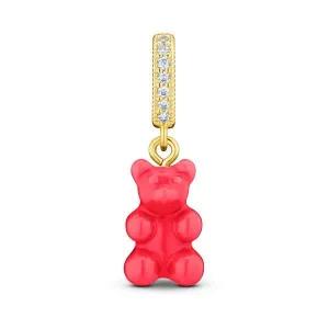 [크리스탈헤이즈][크리스탈헤이즈 CRYSTAL HAZE] NOSTALGIA BEAR-COSMOPOLITAN-PAVE CONNECTOR 여성 참
