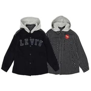 리바이스 키즈 LMC리버서블후드셔츠V241SH398 383206